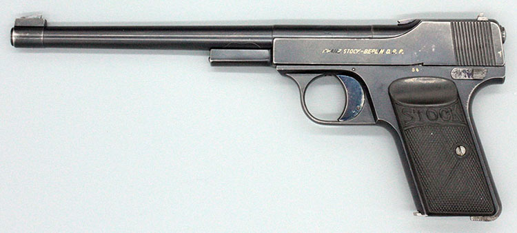 .22 Caliber Franz StockTarget Pistol - SN 54