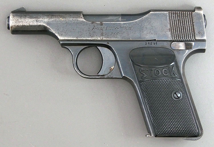 7.65mm Franz Stock Pistol - Type 2, First Variant - Ed Buffaloe