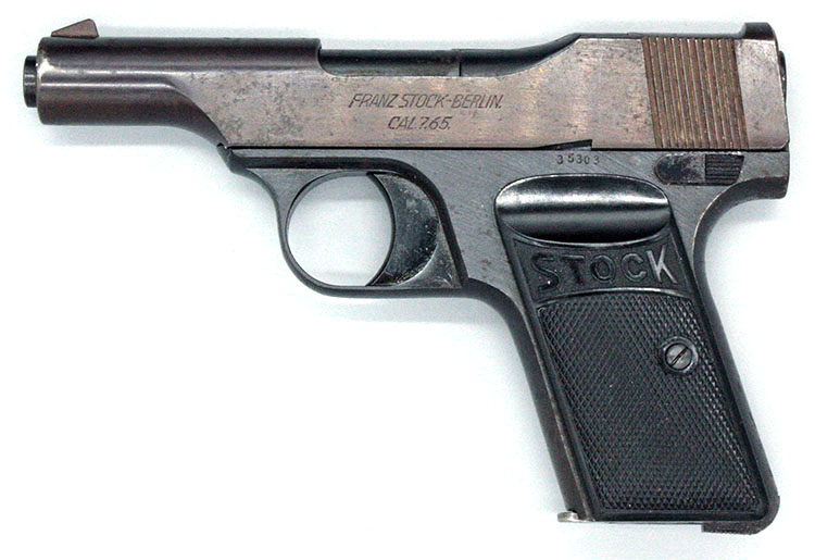 7.65mm Franz Stock Pistol - Type 2, Second Variant - Ed Dittus