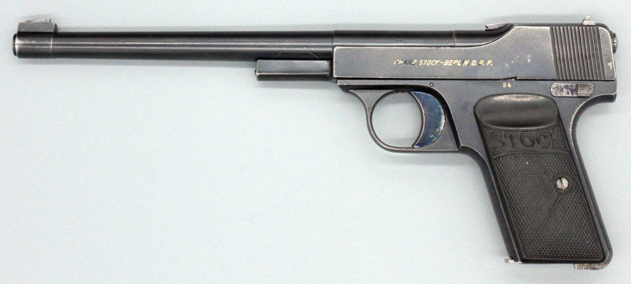 Franz Stock .22 Target Pistol - SN 54