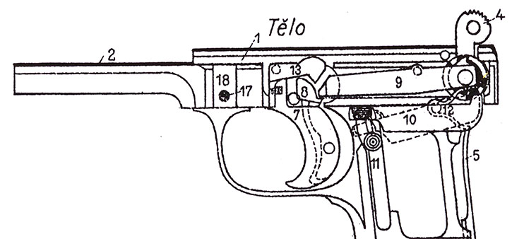 Czech Technical Drawing of the Original Nickl Design