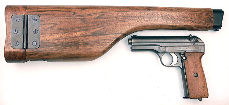 Cesk zbrojovka vz. 28 (Polish Model) and Rifle Stock - 1929 Manufacture Date