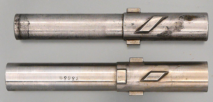 Top: vz. 22 barrel       Bottom: vz.24 barrel