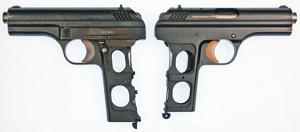 Right: CZ Model 1928 - Left: CZ Model 1924