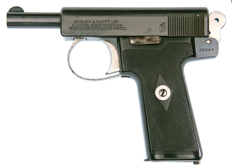 Webley & Scott Model 1908 .32 Caliber - SN 59341