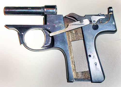 Early Walther Model 1 lockwork.