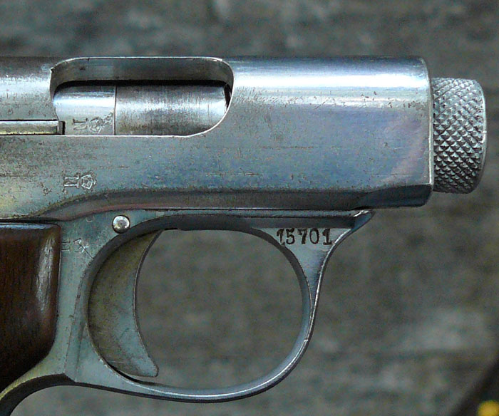 Walther Model 2 right side detail