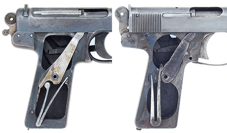 Webley & Scott Model 1905 Compared with Model 1908
