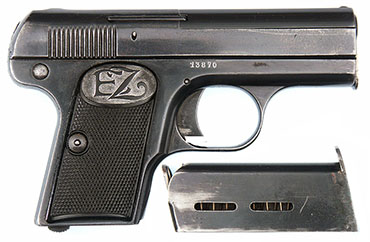 Early Second Variant Zehna Pistol - SN 13870
