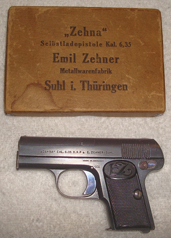 Zehna Pistol and Original Box