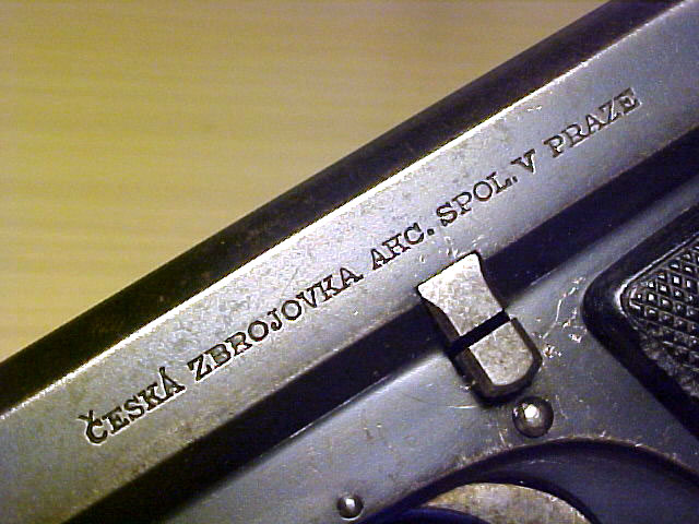 CZ 1922 left detail