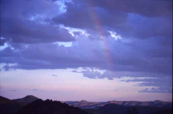 At our retreat in the Davis Mountains.