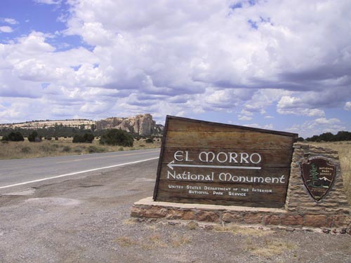 Entrance to El Morro.  Copyright 2000 by Sybil Vosler.