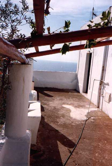 Scuola Vecchia.  The village schoolhouse Giuseppe Lo Schiavo attended has been converted  into a vacation rental property.  Although Ginostra has only 15 year-round residents, thousands of tourists explore the  volcanic island Stromboli each Summer.