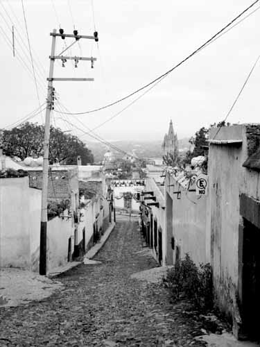 Street leading to the zocalo.