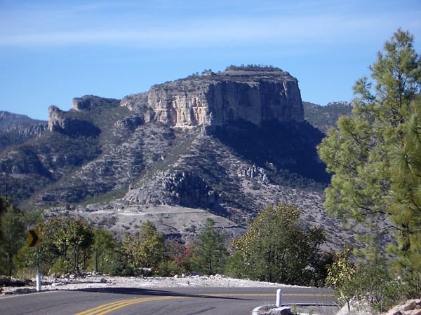 Butte in Copper Canyon