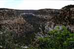 View of the canyon at Mesa Verde