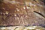 Petroglyphs in the Mesa Verde Canyon