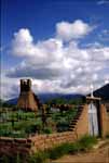 Cemetery and Ruined Church at Taos Pueblo